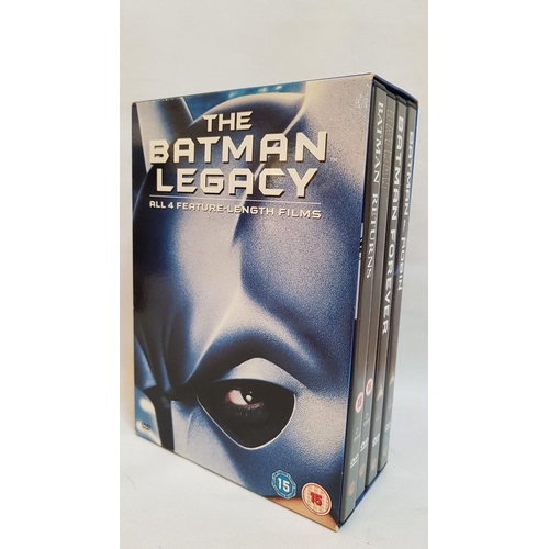 312 - Batman and Indiana Jones, DVD's Box Sets, 'The Batman Legacy' and 'The Adventures of Indiana Jones'.