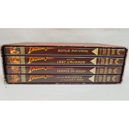 312 - Batman and Indiana Jones, DVD's Box Sets, 'The Batman Legacy' and 'The Adventures of Indiana Jones'.