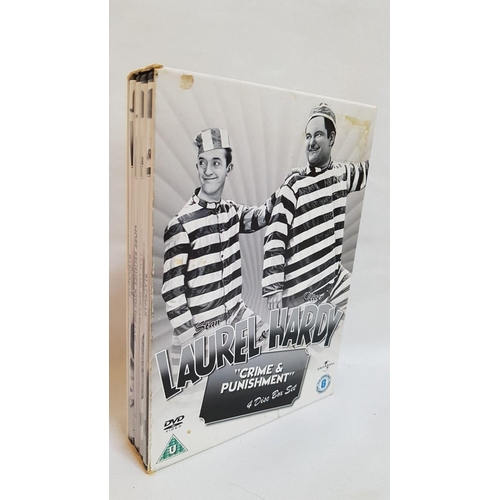 313 - Laurel & Hardy 'Crime and Punishment' 4Disc Box Set and Vintage VHS 'Way Out West'.