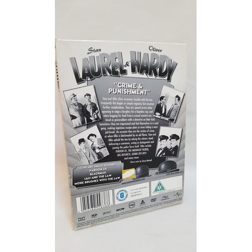 313 - Laurel & Hardy 'Crime and Punishment' 4Disc Box Set and Vintage VHS 'Way Out West'.