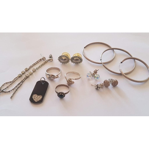 219 - Silver and Silver Tone Assorted Jewelry.