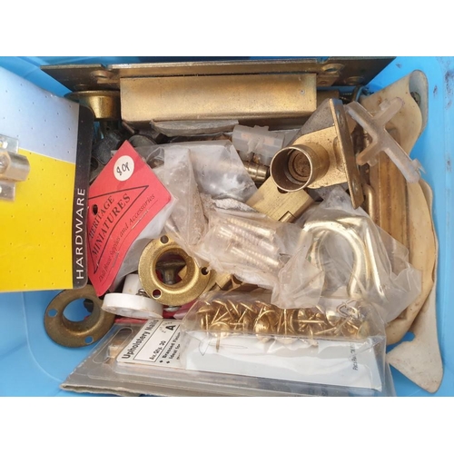 531 - Box of Wood Drills and Box of Door Locks, (2)