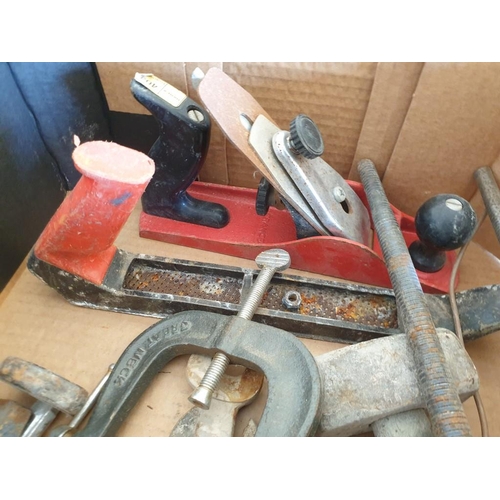 535 - Box of Assorted Tools and Spanners