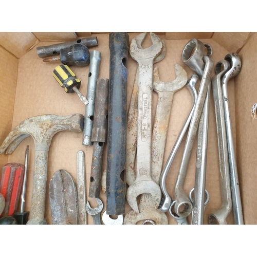 537 - Box of Assorted Spanners