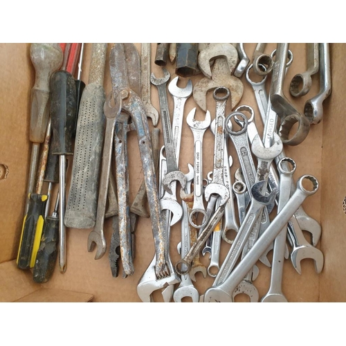 537 - Box of Assorted Spanners