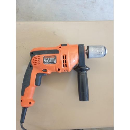 554 - Black & Decker 550w Hammer Drill, (Model: KR554CRES) with 13mm Quick Release Chuck, * Basic Test & W... 