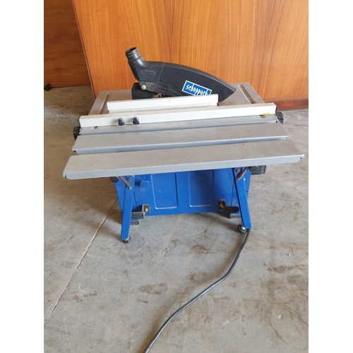 555 - Scheppach HS80 Table Top Electric Circular Saw with 1200w Motor, * Basic Test and Working *