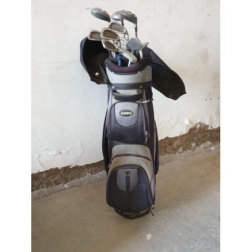 563 - HIPPO Golf Bag, Together with Selection of 'Gemini Neo Power' Golf Clubs, (see catalogue images), (1... 