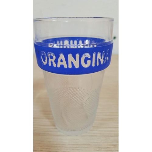 625 - Collection of 4x Collectable French 'Orangina' Glasses