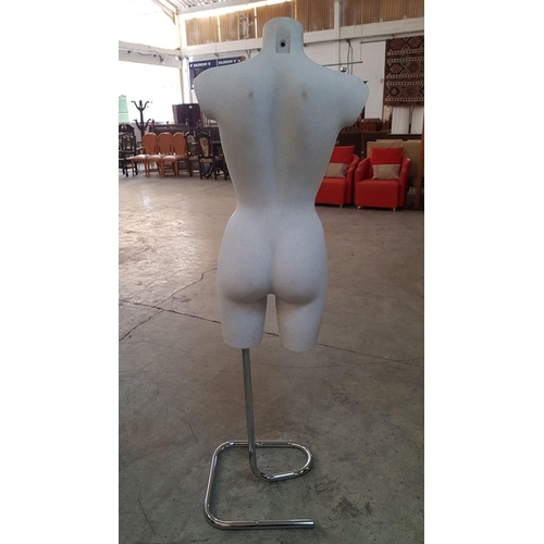 138 - 'Female Torso', Mannequin on Metal Stand, H: 147cm (with stand).