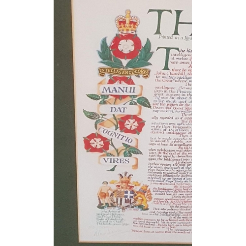 39 - 'Ulster Impressions' 1970 Military Print by Joan Wanklyn, Framed (76cm x 63cm), Together with Limite... 