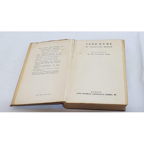 509 - 4x Antique Books (Some A/F): 'Jane Eyre' by Charlotte Bronte, 'The English Man and The Rifle', 'Beck... 