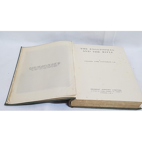 509 - 4x Antique Books (Some A/F): 'Jane Eyre' by Charlotte Bronte, 'The English Man and The Rifle', 'Beck... 