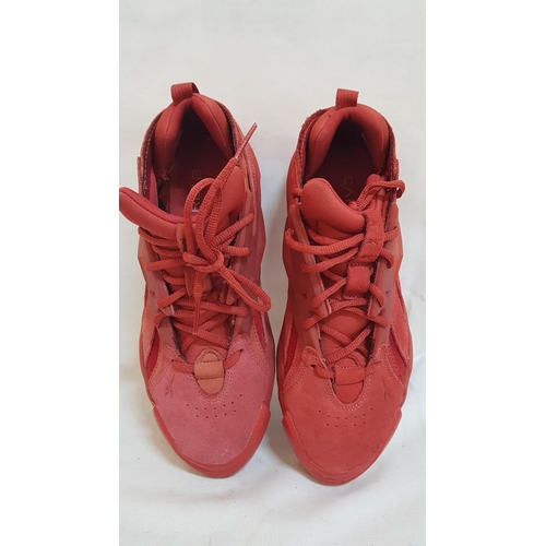 574 - Reebok Red Sneakers, 'Cardi B', Size EUR40.5/UK7/USA9.5/CM26.5, A/F, Un-Used.