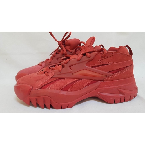 574 - Reebok Red Sneakers, 'Cardi B', Size EUR40.5/UK7/USA9.5/CM26.5, A/F, Un-Used.