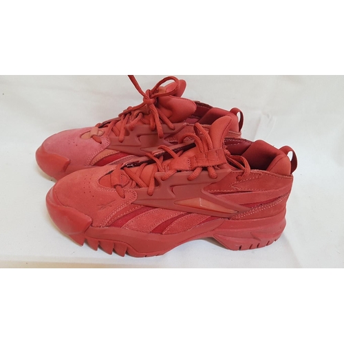 574 - Reebok Red Sneakers, 'Cardi B', Size EUR40.5/UK7/USA9.5/CM26.5, A/F, Un-Used.