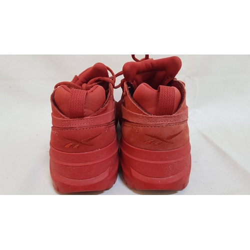 574 - Reebok Red Sneakers, 'Cardi B', Size EUR40.5/UK7/USA9.5/CM26.5, A/F, Un-Used.