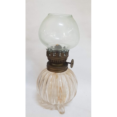 84 - Various Vintage Small Oil/Kerosene Lamps, H: 15cm-16cm. (4)