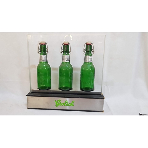 85 - 'Grolsch' Craft Handmade Lamp, (Nb. No Power Lead, Therefore Untested). (Approx. 40cm x 9.5cm x 38cm... 