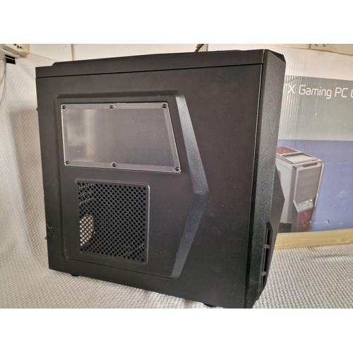 698 - Maplin Mid Tower ATX Gaming PC Case, with Box (Unused)