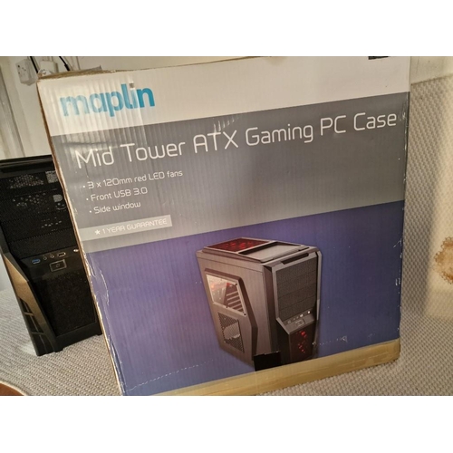 698 - Maplin Mid Tower ATX Gaming PC Case, with Box (Unused)