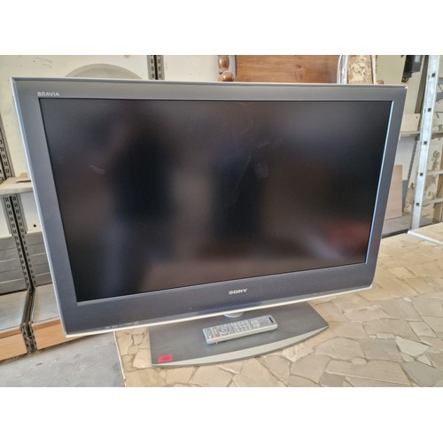 712 - Sony Bravia 40'' LCD Television, (Model: KDL-40S2010), with Remote Control, (Untested)