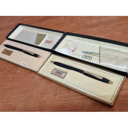 396 - Matching Cross 'Classic Black' Ball Point Pen (Ref: 2502) and 0.5mm Propelling Pencil (Ref: 250305) ... 