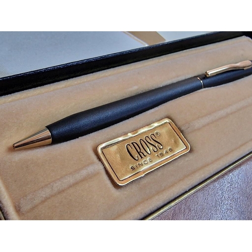 396 - Matching Cross 'Classic Black' Ball Point Pen (Ref: 2502) and 0.5mm Propelling Pencil (Ref: 250305) ... 