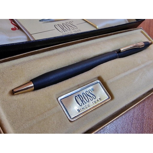 396 - Matching Cross 'Classic Black' Ball Point Pen (Ref: 2502) and 0.5mm Propelling Pencil (Ref: 250305) ... 