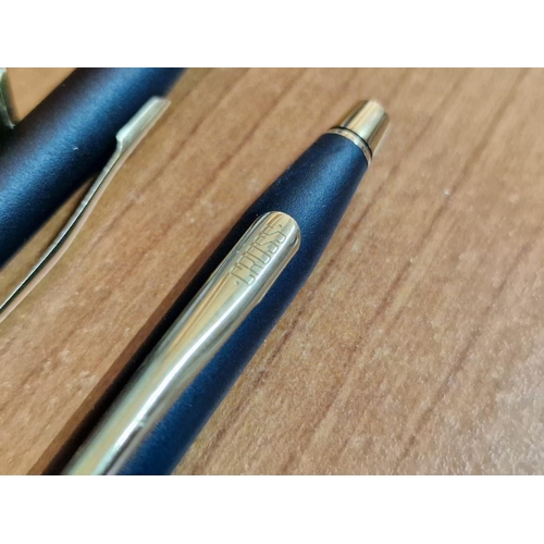 396 - Matching Cross 'Classic Black' Ball Point Pen (Ref: 2502) and 0.5mm Propelling Pencil (Ref: 250305) ... 