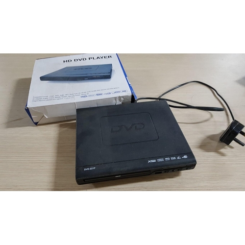 382 - HD DVD Player, Model: DVD-221P (Untested, No R/C). Together with 'Netis' 300Mbps Wireless N Router, ... 