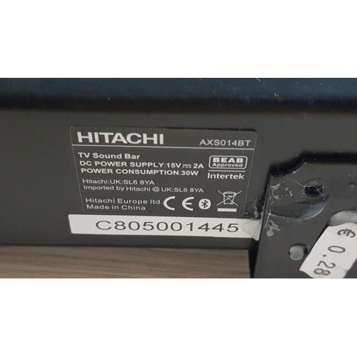 383 - 'Hitachi' AXSO14BT TV Sound Bar. Untested.