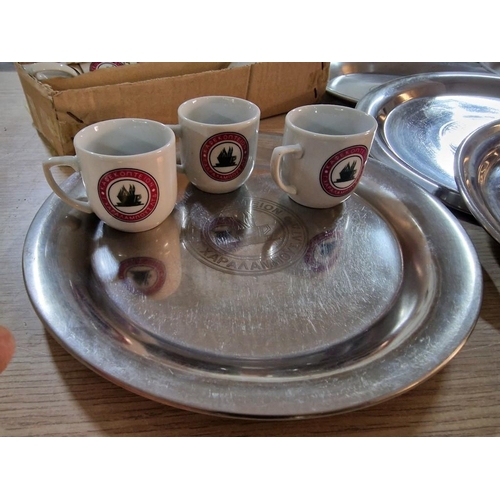 48 - Box of 11 x 'Charalambides' Traditional Cypriot Coffee Cups (Look unused), Together with a Selection... 