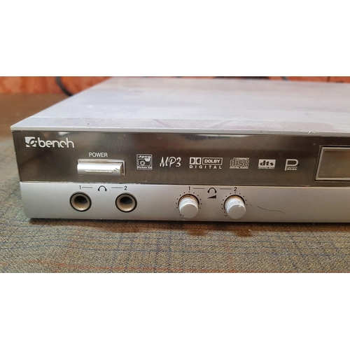 542 - Home Electronics: Daewoo DVD Player, Model: DVD-9185, (No R/C), Bench DVD/CD Player, Model: KH 6777,... 