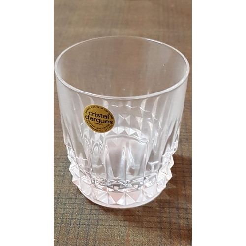 564 - 3x Crystal Sets of Different Pattern Whisky/Water Glasses, 2x of 6x Glasses Each Set and 1x of 5X Gl... 