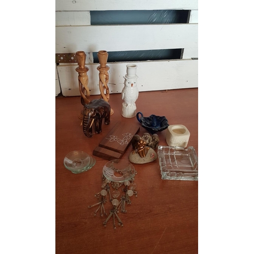 690 - Collection of Assorted High Quality Ornaments/Souvenirs, Different Materials (Wood, Glass, Ceramic),... 