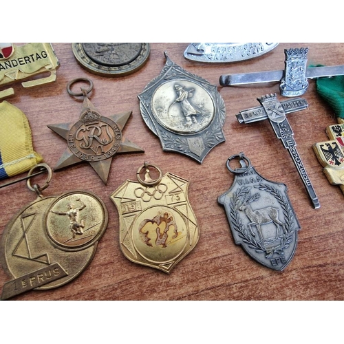 278 - Collection of Assorted Medals, Pin Badges or Tie Slides, (see multiple catalogue photos)