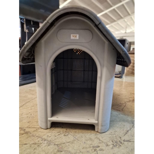 388 - Plastic Dog Kennel / House, (Approx. 74 x 58 x 66cm Overall)