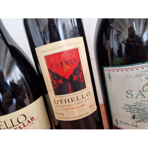 60 - Collection of Cypriot Wines; Vintage 1979 Othello, Othello Cellar Dry Red, Othello 1996 'Carmen' Pap... 