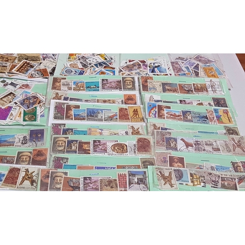 132 - Huge Collection, Approx. 2000-2200pcs of Vintage Retro and Resent Cyprus Stamps.