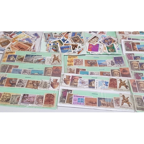 132 - Huge Collection, Approx. 2000-2200pcs of Vintage Retro and Resent Cyprus Stamps.