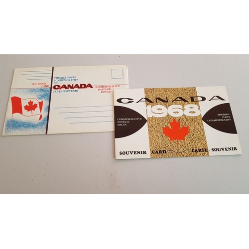 186 - 4x Vintage Canadian Souvenir Cards: 'Canada1968', 'Canada1969', 'Canada1970', 'Children Look at Chri... 