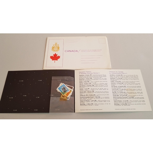 186 - 4x Vintage Canadian Souvenir Cards: 'Canada1968', 'Canada1969', 'Canada1970', 'Children Look at Chri... 