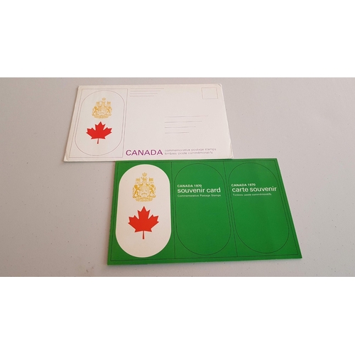 186 - 4x Vintage Canadian Souvenir Cards: 'Canada1968', 'Canada1969', 'Canada1970', 'Children Look at Chri... 