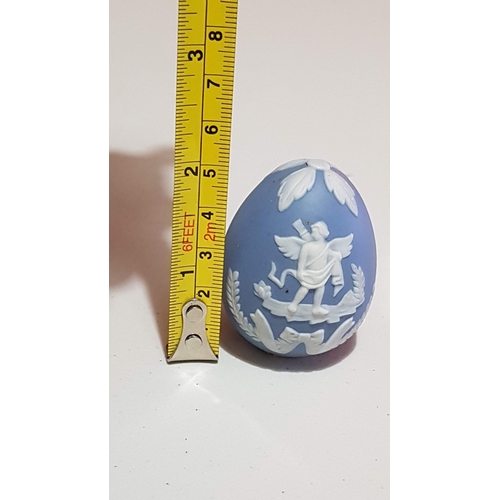 190 - Vintage (Circa 60s) Wedgwood Cherub Egg Trinket Box (Approx. 7.5cm x 4.5cm) Together with Small Vint... 