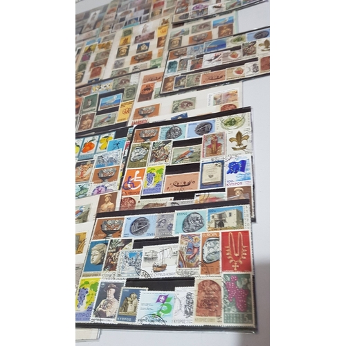 260 - Approx. 350-400X Cyprus Stamps, Vintage Retro and Recent.
(350-400)