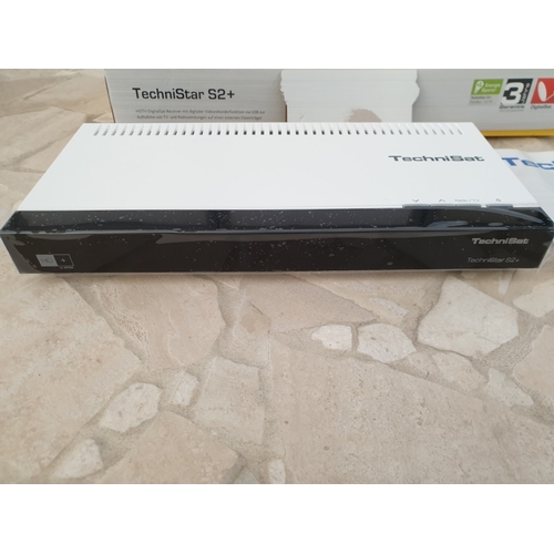 351 - Technistar S2+ HD Satellite Receiver Unused in Box With Power Lead, R/Control and Manual. Untested.