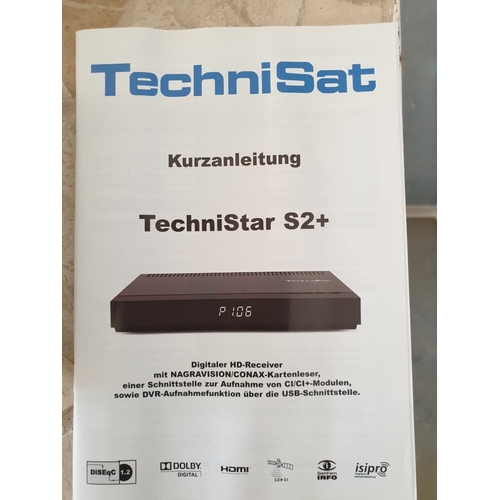 351 - Technistar S2+ HD Satellite Receiver Unused in Box With Power Lead, R/Control and Manual. Untested.