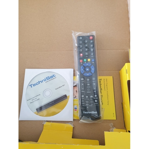 351 - Technistar S2+ HD Satellite Receiver Unused in Box With Power Lead, R/Control and Manual. Untested.