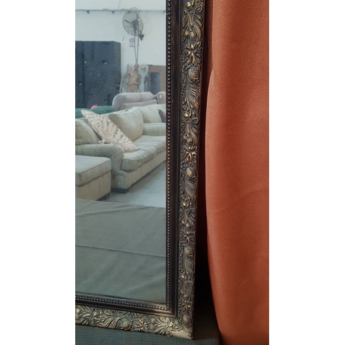 187 - Large Rectangular Classic Vintage Mirror in High Ornate Frame (A/F), Approx. 70cm x 84cm.